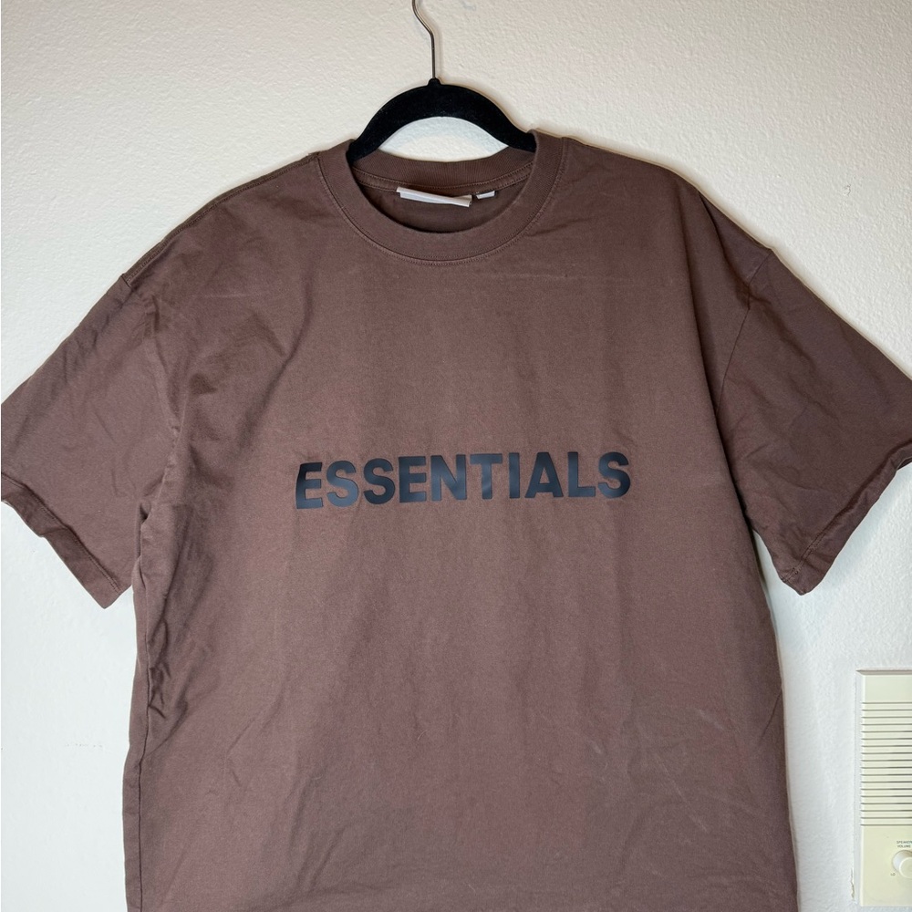 Essentials Dark Brown Short Sleeve Tee